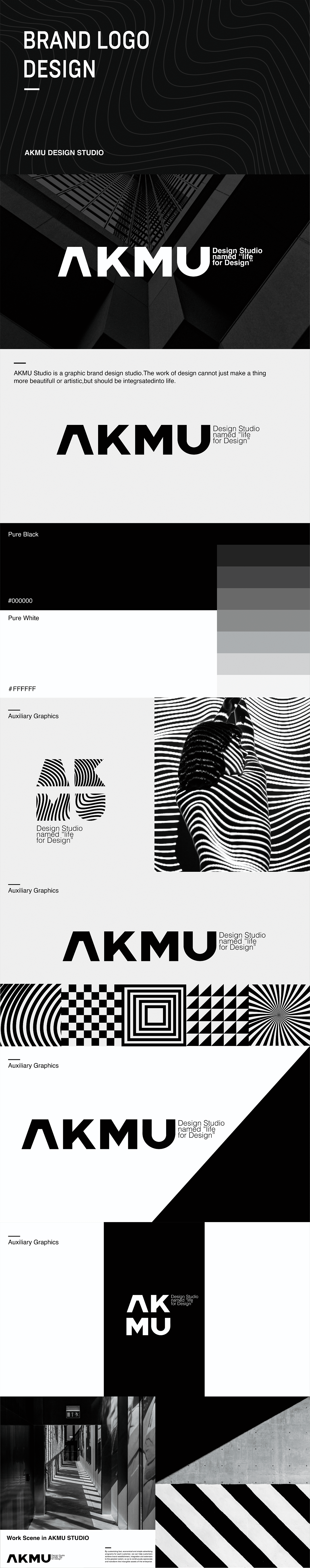 几何类风格品牌VI延展- AKMU DESIGN STUDIO