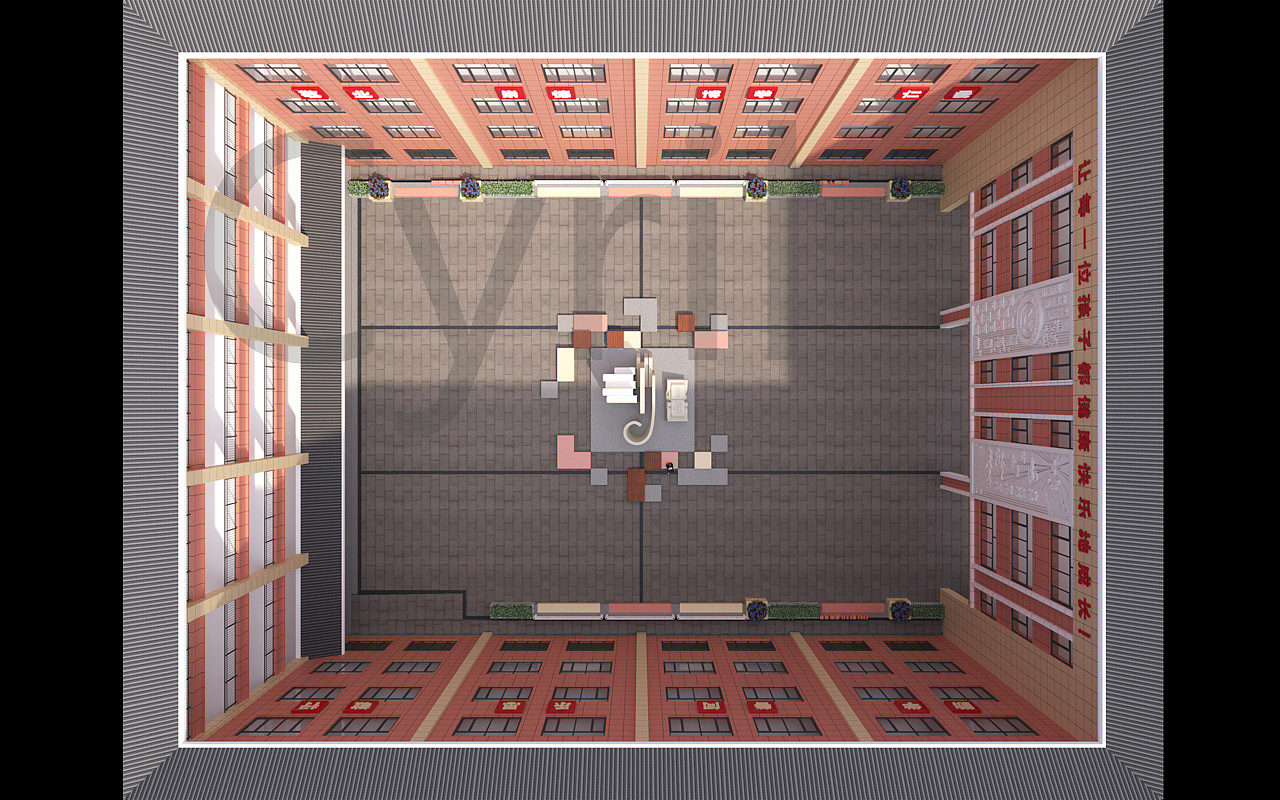 第五小学文化景观（图ZMzM4NTMzODcy） - 景观设计 - 站酷设计师王煜宸原创素材 - 站酷ZCOOL