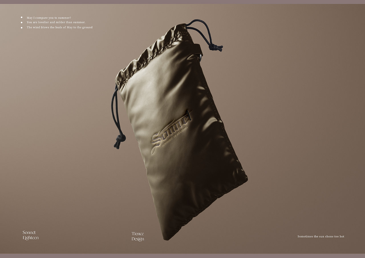 SONNET 18 品牌全案设计 | Tience design | 标志/包装（图ZMzY5MjQ3MzY4） - 品牌 - 站酷设计师Tience原创素材 - 站酷ZCOOL