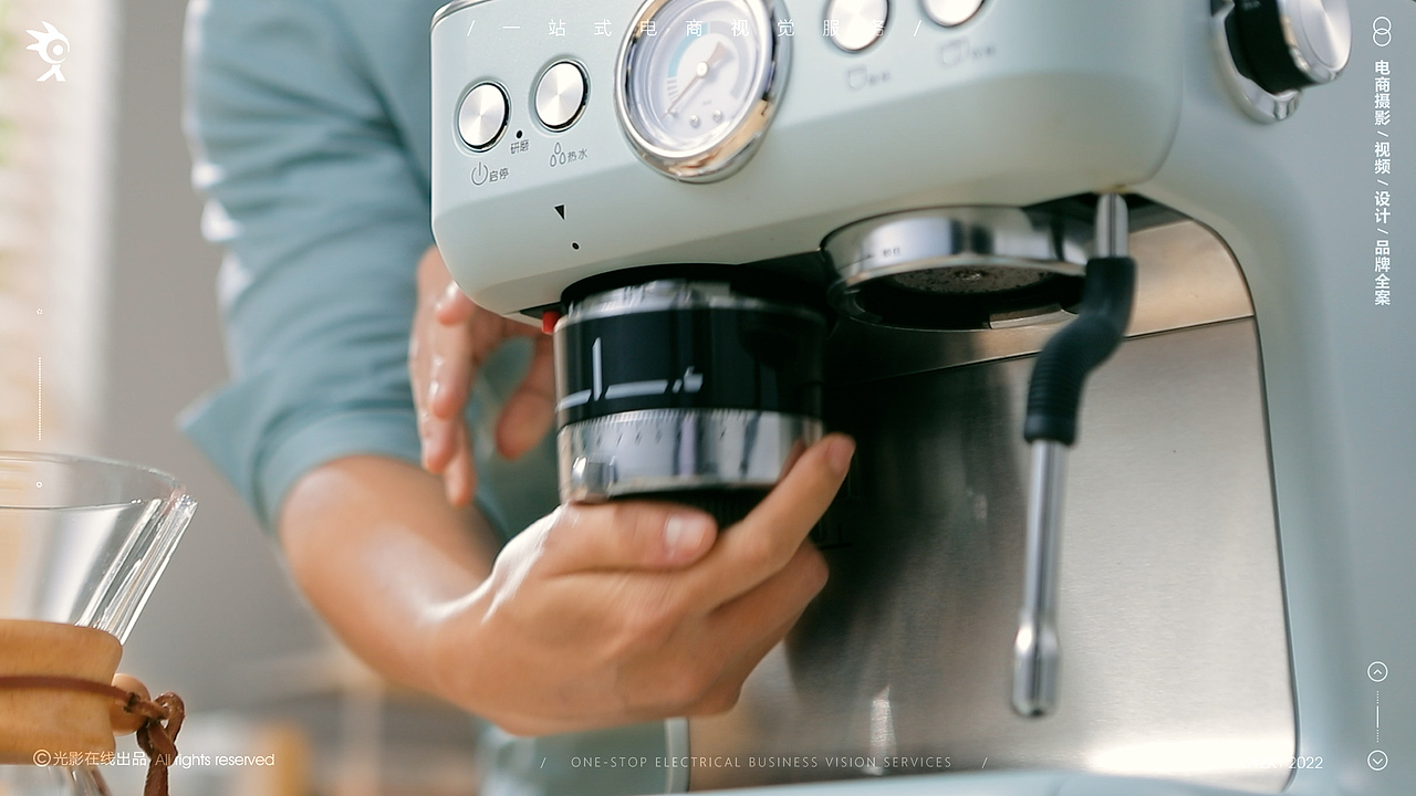 海氏意式咖啡机|双锅炉蒸气咖啡机|奶泡机|磨豆机