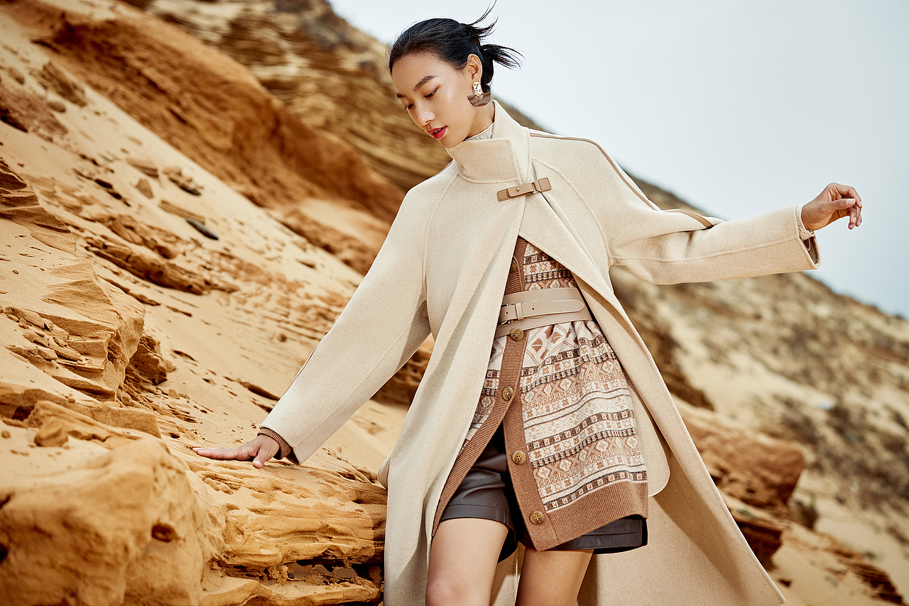 冬装形象外景拍摄