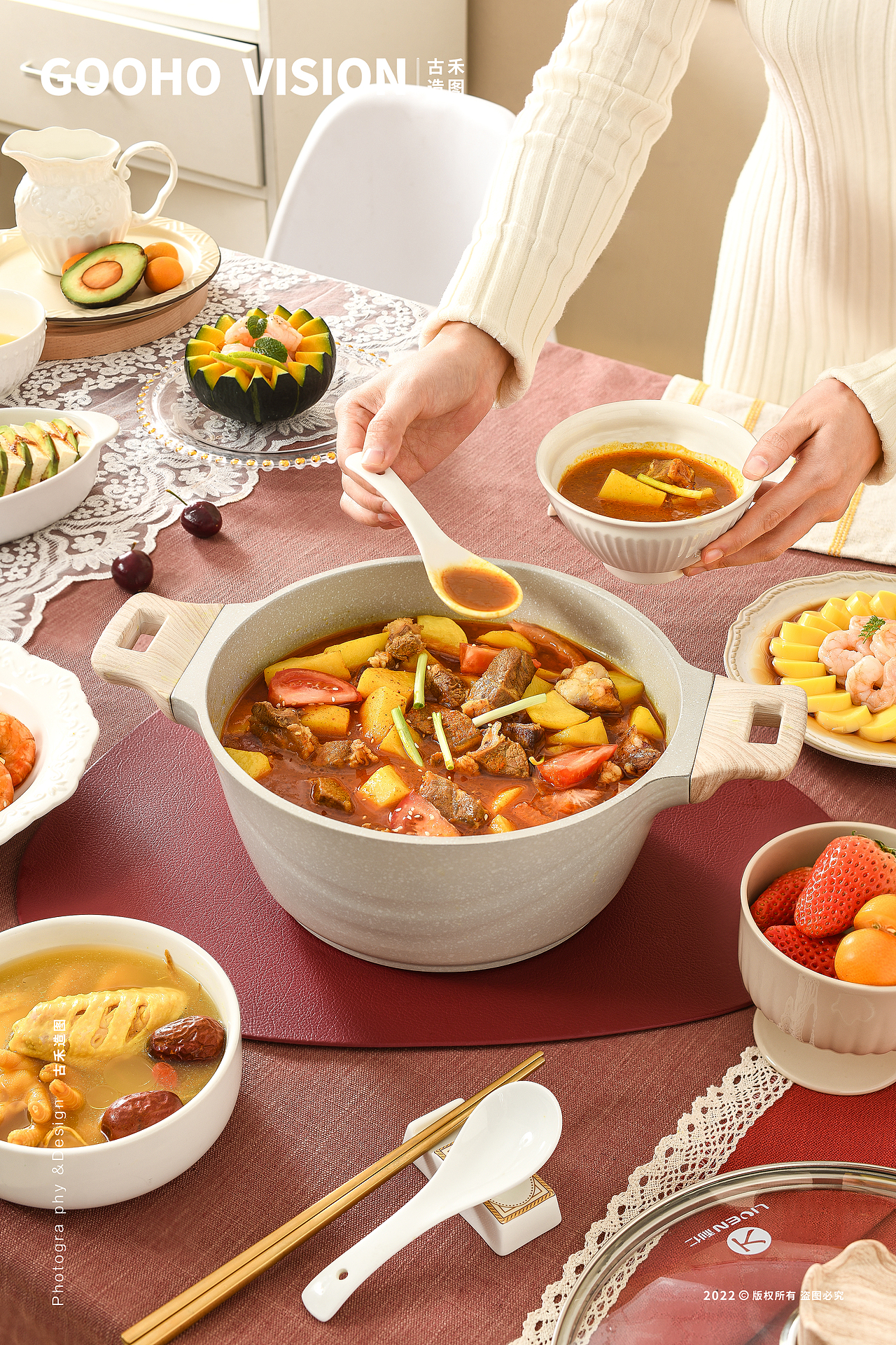 利仁汤锅炖锅拍摄丨古禾造图 GOOHO VISION（图ZMzI5MzQ2MDU2） - 产品摄影 - 站酷设计师古禾造图原创素材 - 站酷ZCOOL