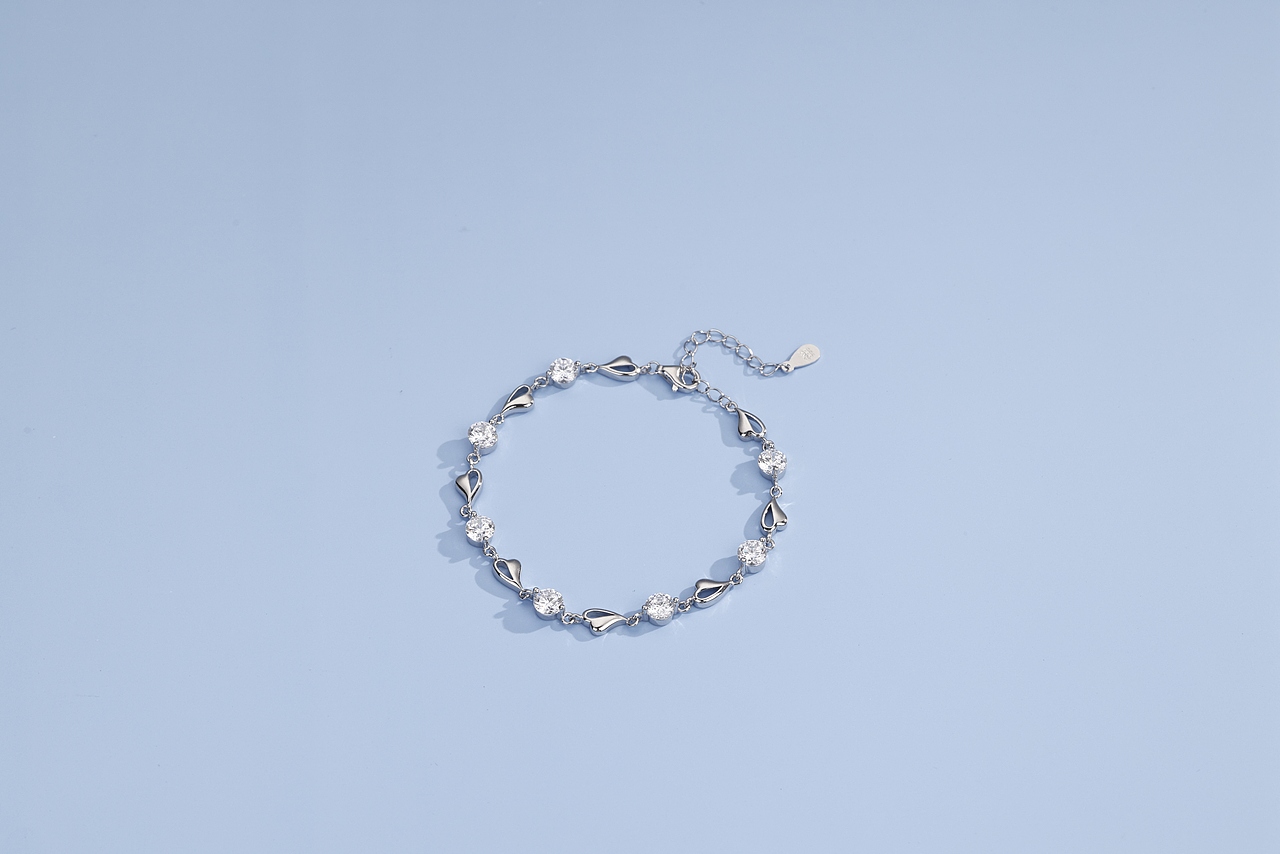  银饰品手链手镯银饰品首饰拍摄/电商静物产品拍照