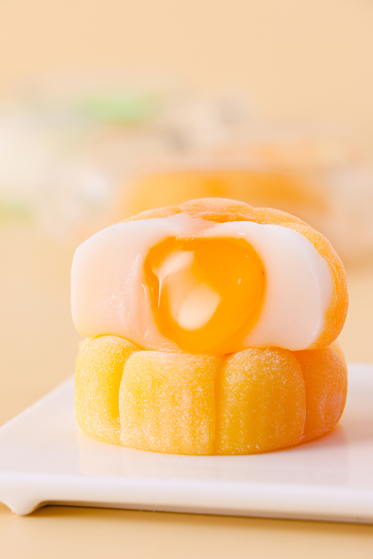 爆浆冰皮饼 网红流心冰皮月饼麻薯流心馅饼茶点小零食