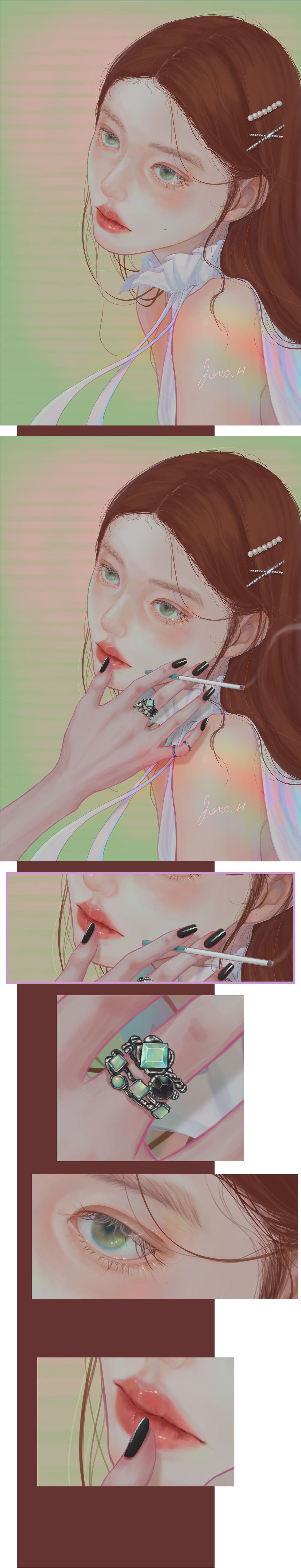 夏天的颜色（图ZMzQ1OTQ5MzUy） - 创作习作 - 站酷设计师JERo_山桃原创素材 - 站酷ZCOOL