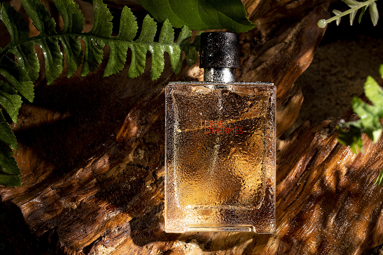 爱马仕大地香水拍摄