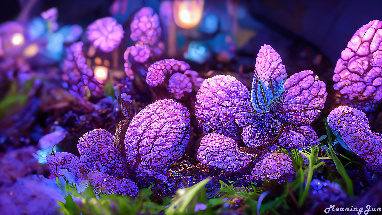 No.9E01 紫罗兰花园-植物篇（图ZMzEzOTQ2NzYw） - 艺术插画 - 站酷设计师Meaning君原创素材 - 站酷ZCOOL