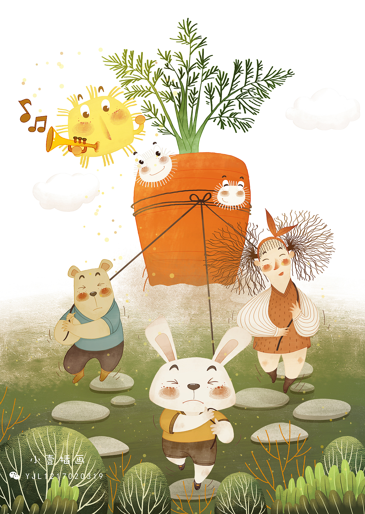 2023年前的总结（图ZMzQzOTAyOTI0） - 绘本 - 站酷设计师小壹插画原创素材 - 站酷ZCOOL