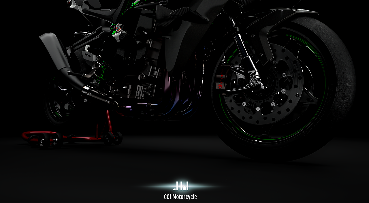 Kawasaki H2R - Full CG（圖ZMzE0MzE0OTk2） - 機械/交通 - 站酷設(shè)計師willkinggniklliw原創(chuàng)素材 - 站酷ZCOOL