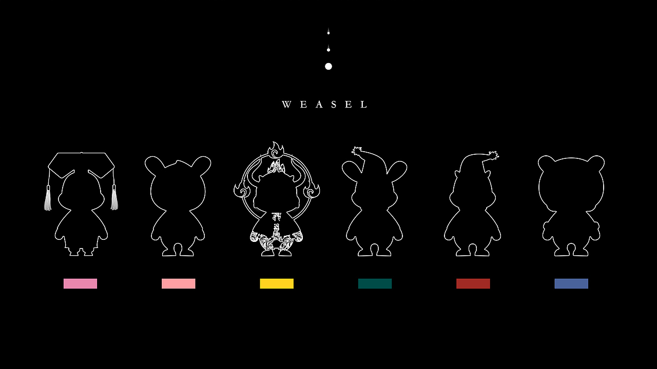 【插画设计】WEASEL 品牌IP形象设计（图ZMzE5MTgwMDk2） - IP形象 - 站酷设计师Design_YiQiu原创素材 - 站酷ZCOOL