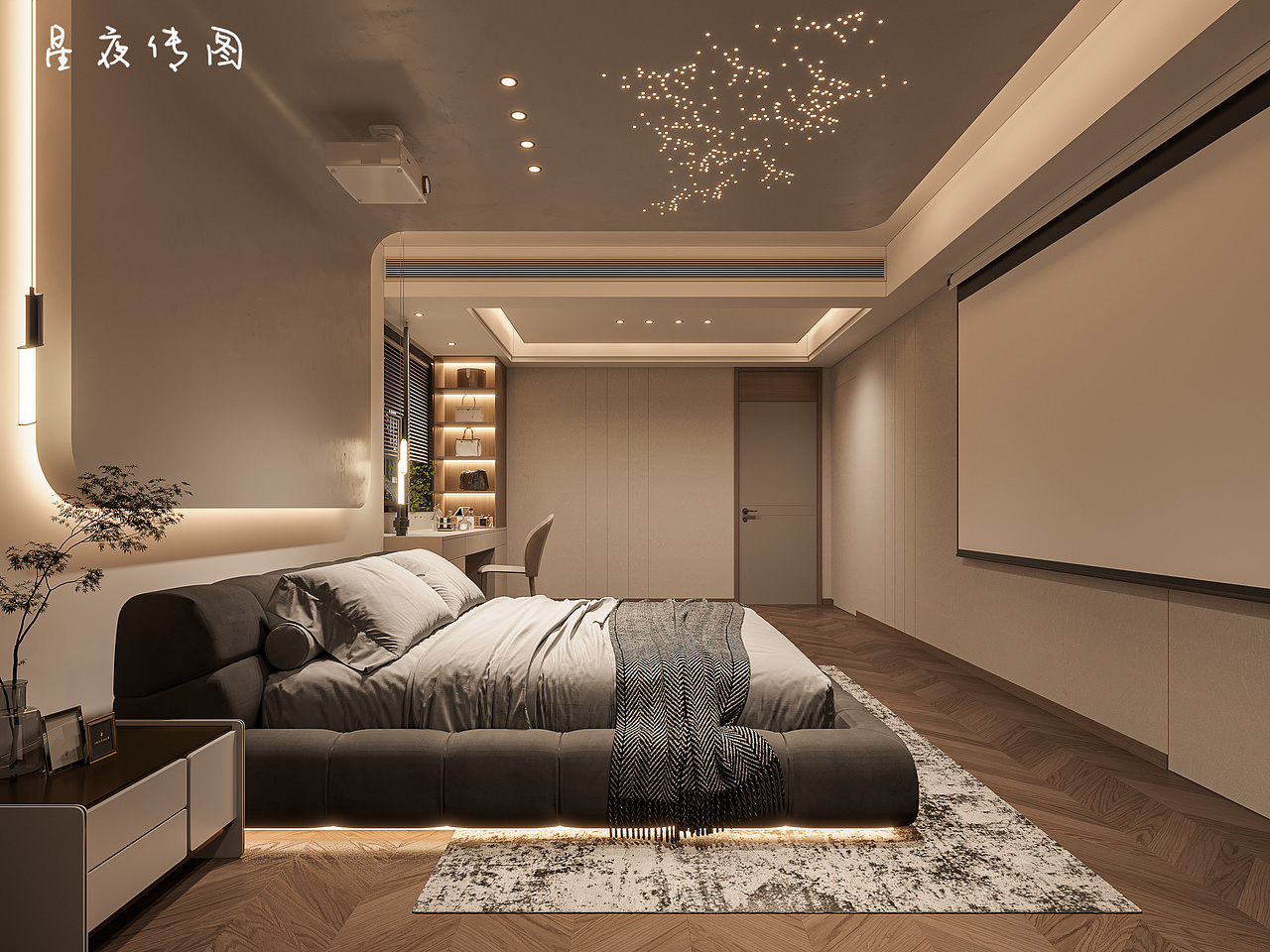 现代轻奢卧室合集