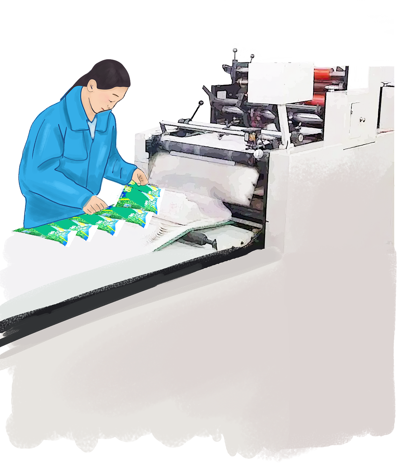 雪糕加工厂（图ZMzExMjAzMDAw） - 商业插画 - 站酷设计师00萱雪儿原创素材 - 站酷ZCOOL