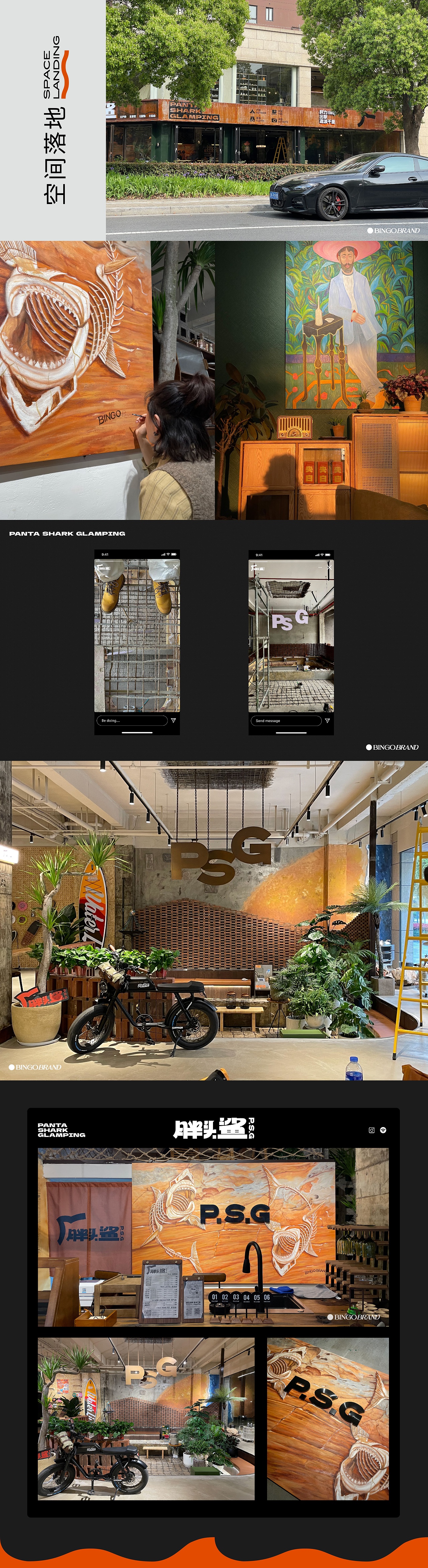 露营徒步户外生活品牌胖头鲨 品牌全案设计VI产品包装