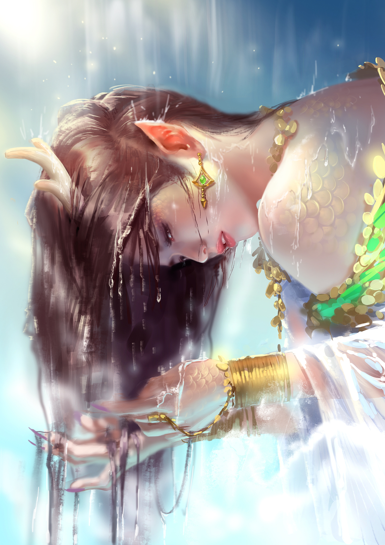 【板绘】由一张图片引发的联想-参考图-过程图