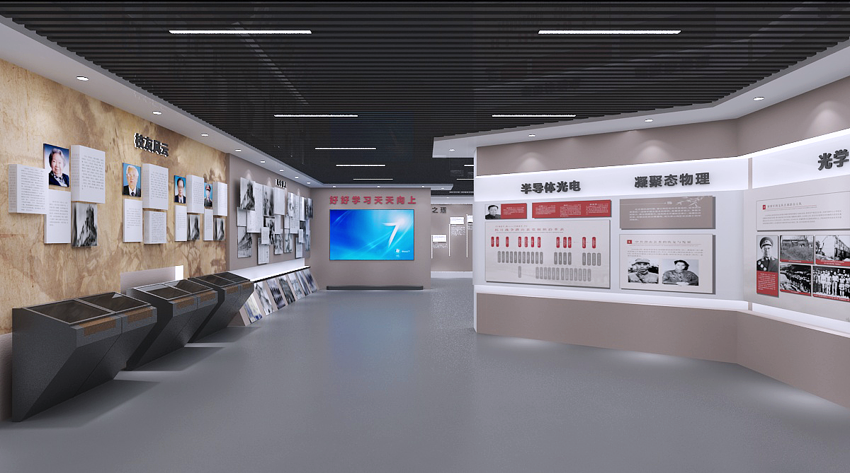 百年文化展馆(三稿)设计3D效果图