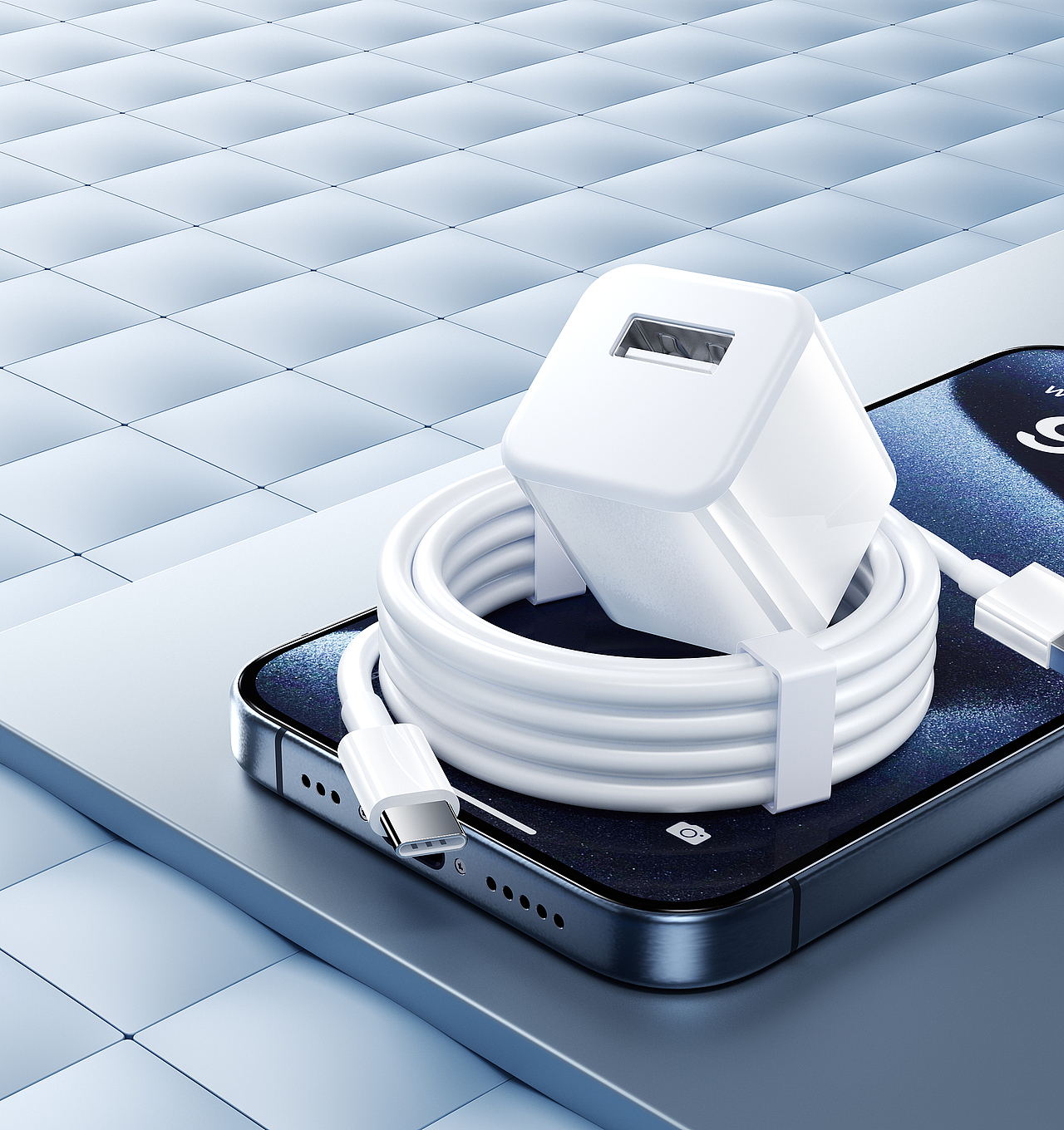 Corona 产品渲染【蓝牙耳机/充电头】（图ZMzY3NjgxNTgw） - 产品 - 站酷设计师无言Tongk原创素材 - 站酷ZCOOL