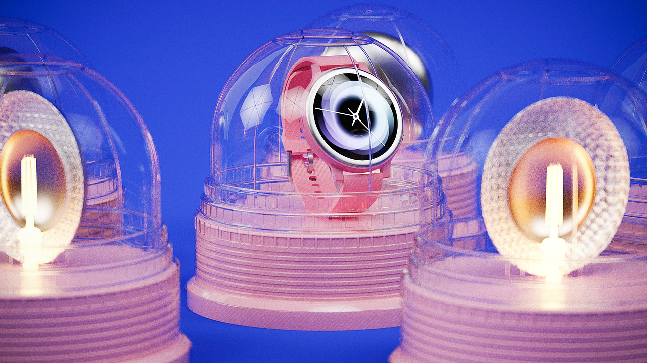 (克莱因蓝)手表动画