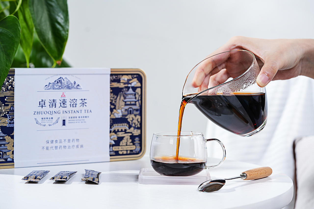 天士力&卓清速溶茶 靜物拍攝（圖ZMzAzMDM0MzMy） - 產(chǎn)品攝影 - 站酷設計師ADong_PHOTO原創(chuàng)素材 - 站酷ZCOOL