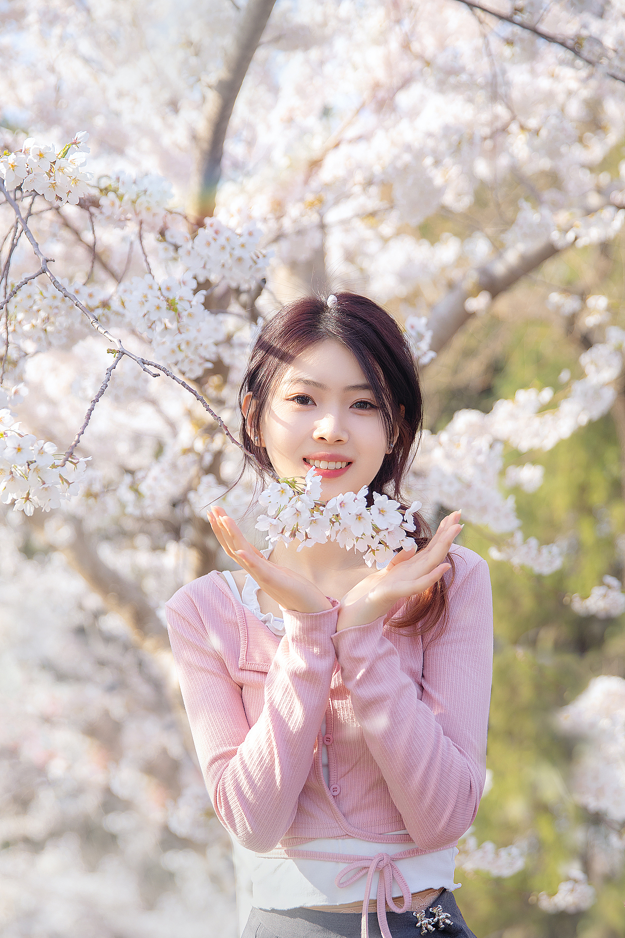 樱花烂漫时（图ZMzY3MDg1NTQ0） - 人像摄影 - 站酷设计师笔画年华原创素材 - 站酷ZCOOL