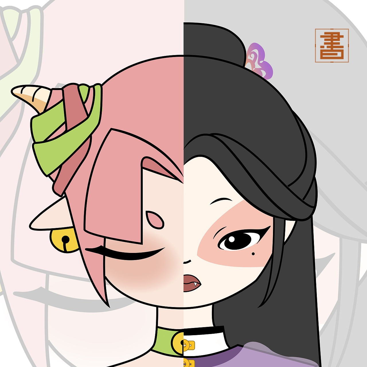 绵羊仔不洗头—私人IP头像