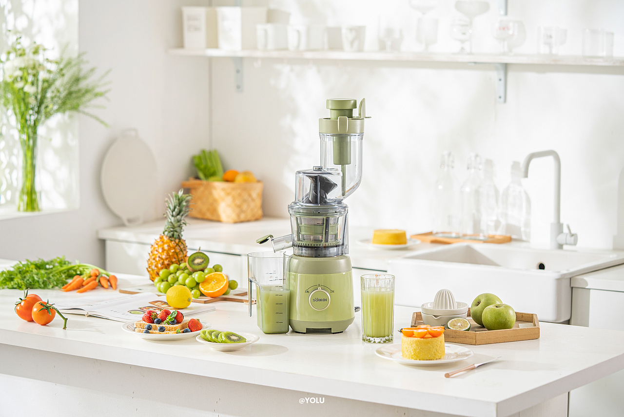 司崎库X小家电系列拍摄 爱了这抹绿