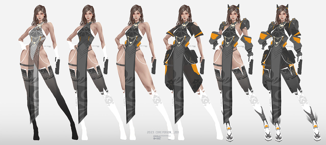 复古未来时尚人物实验 （合集）（图ZMzE2NTQwMjQw） - 概念设定 - 站酷设计师shenpeiwu舰真原创素材 - 站酷ZCOOL