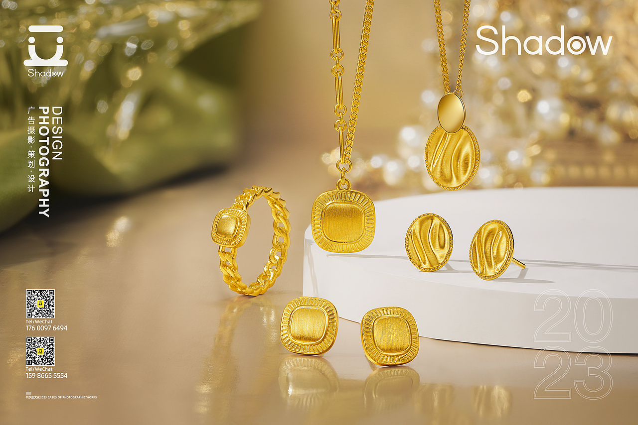 沙豆文化 ✖ CHOW TAI FOOK 黄金珠宝首饰场景摄影（图ZMzQ5OTE4MDYw） - 产品摄影 - 站酷设计师沙豆文化原创素材 - 站酷ZCOOL
