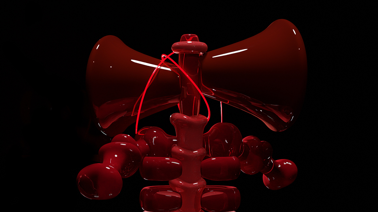 Blender-警笛头（万圣节特别版aowu~）（图ZMzIwNzU5NTY4） - 其他三维 - 站酷设计师樱知原创素材 - 站酷ZCOOL