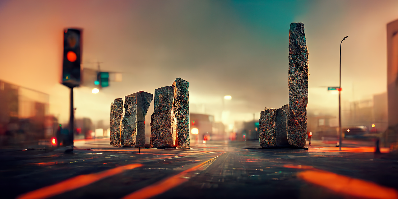 城市的十字路口