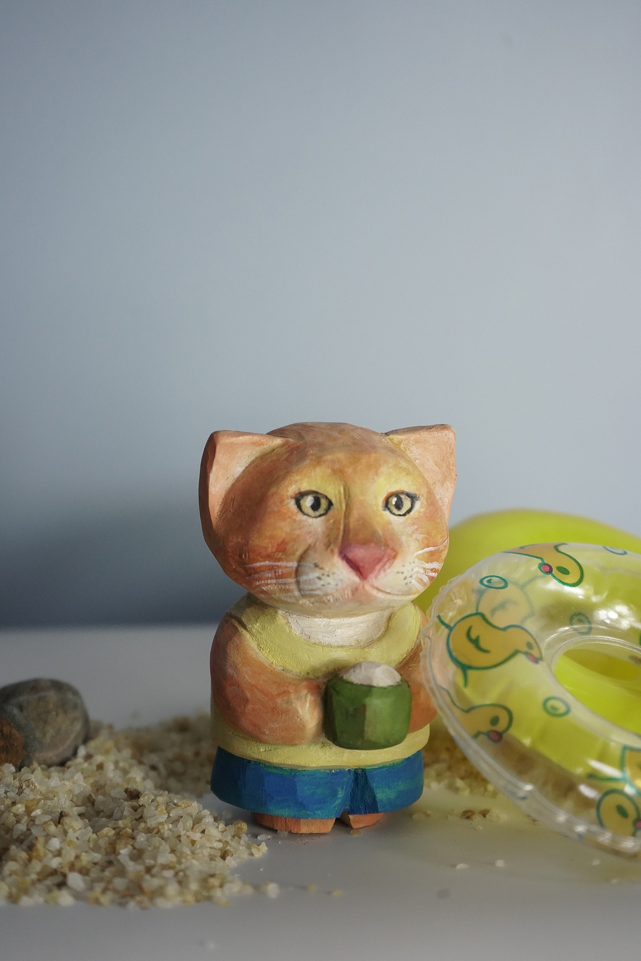 2022.6.13夏日猫咪的海边生活系列——捧椰子的大橘