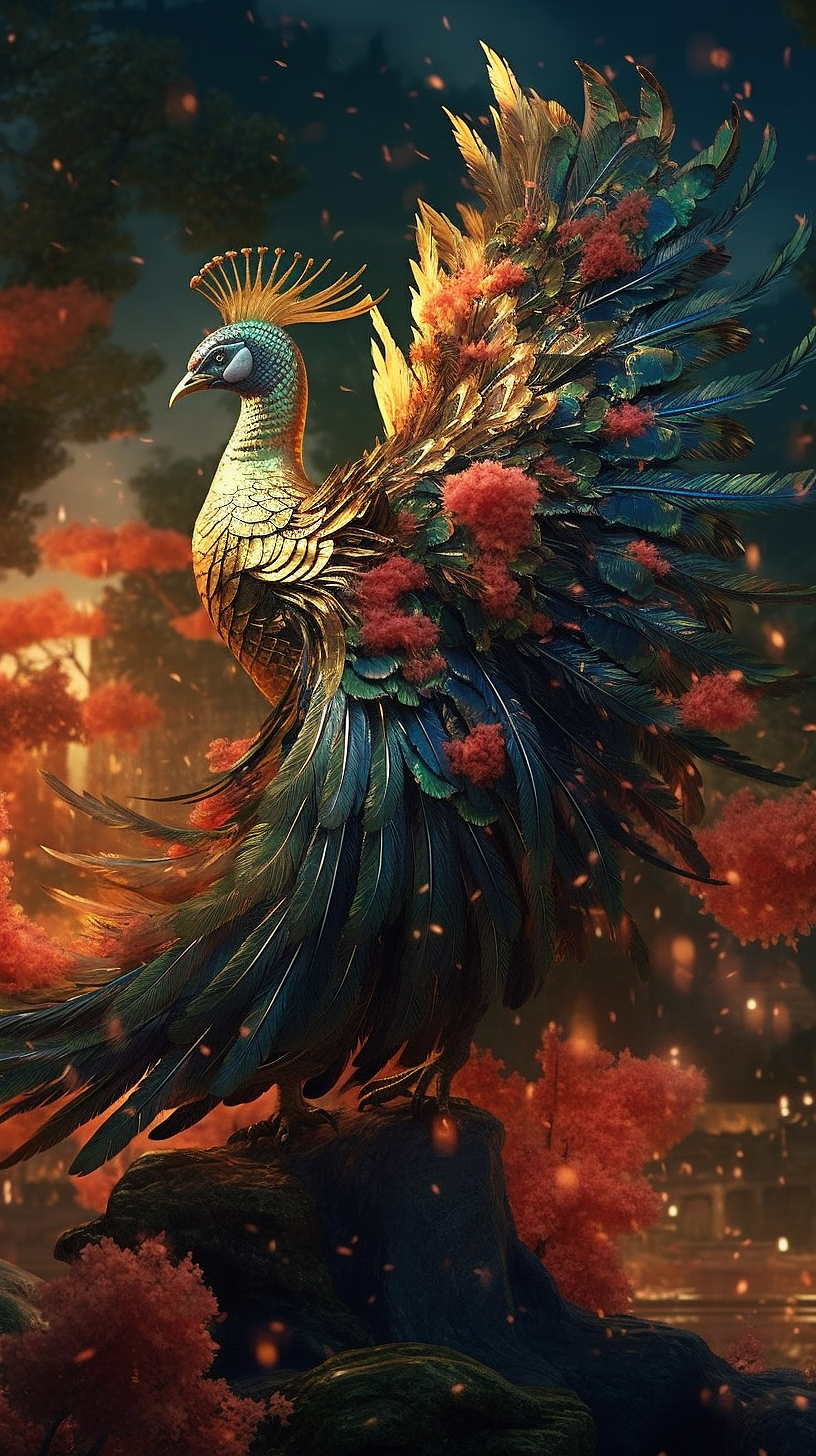 中国古代神兽系列-凤凰（图ZMzQ0ODM1MzIw） - 创作习作 - 站酷设计师艺舟1014原创素材 - 站酷ZCOOL