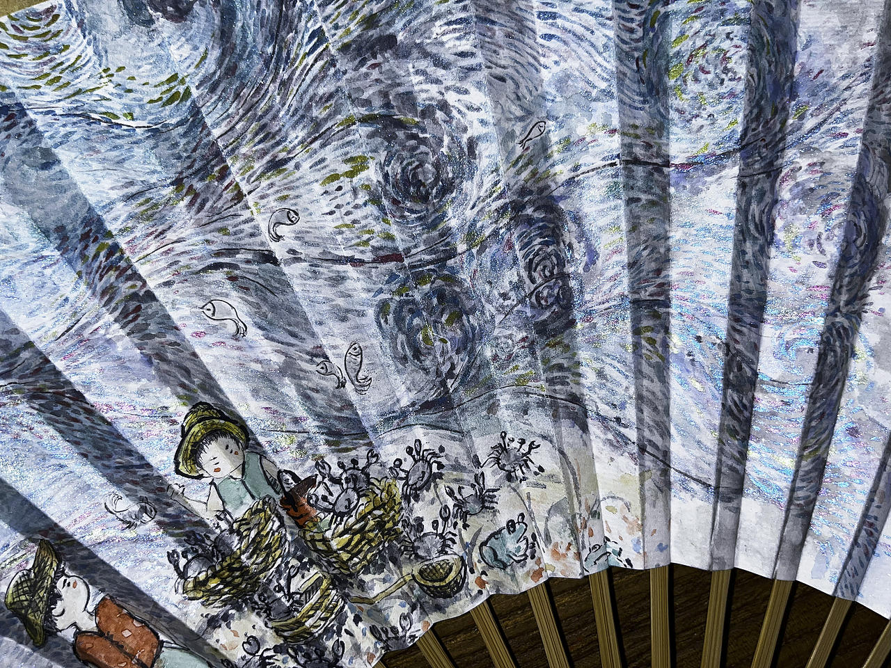 一把小扇（图ZMzcxMDU1OTQ4） - 绘画 - 站酷设计师甲辰小夏原创素材 - 站酷ZCOOL