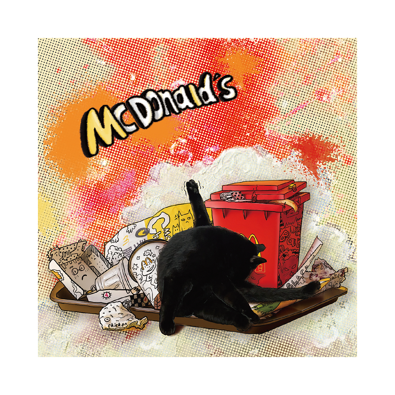 麦当劳-麦麦脆汁喵喵喵（图ZMzQzMTk1MTAw） - 创作习作 - 站酷设计师无厘头自由人原创素材 - 站酷ZCOOL