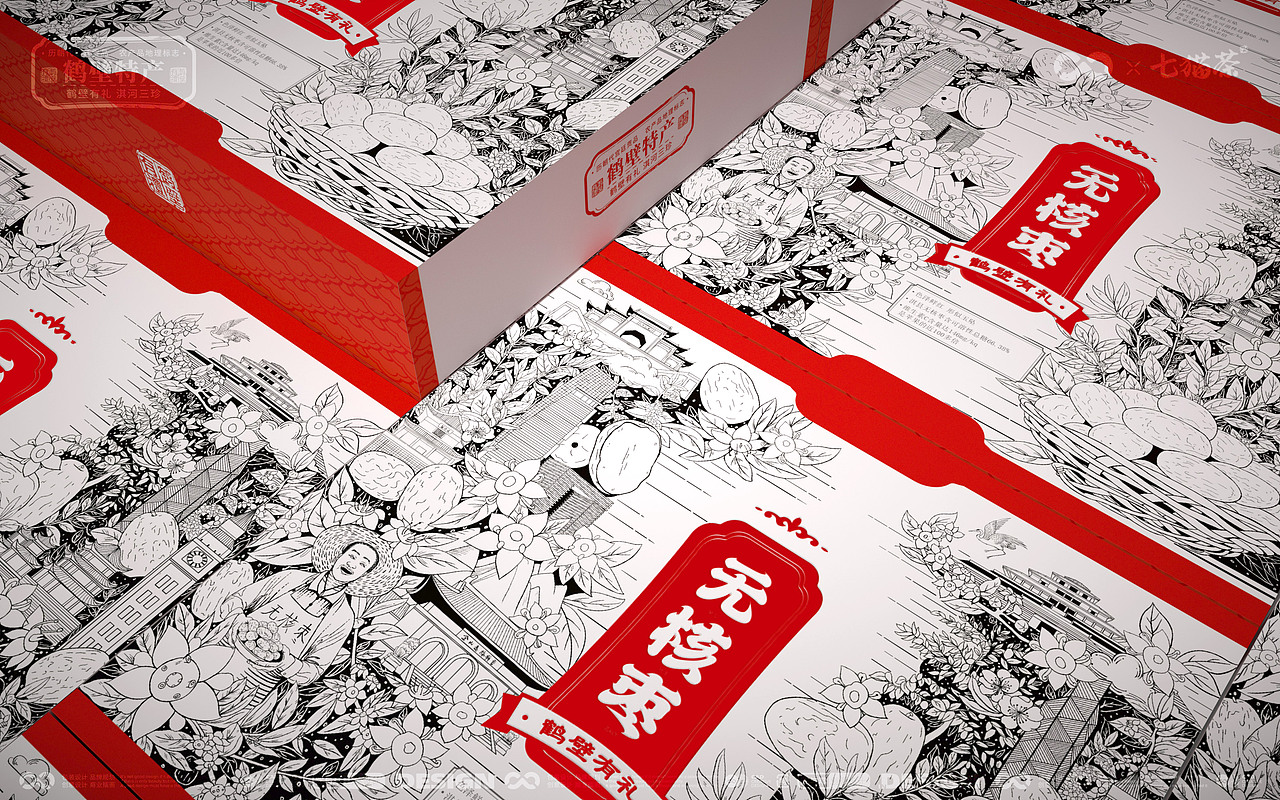 鹤壁有礼·淇河三珍（图ZMzEzMjY2NzEy） - 包装 - 站酷设计师有象造物原创素材 - 站酷ZCOOL