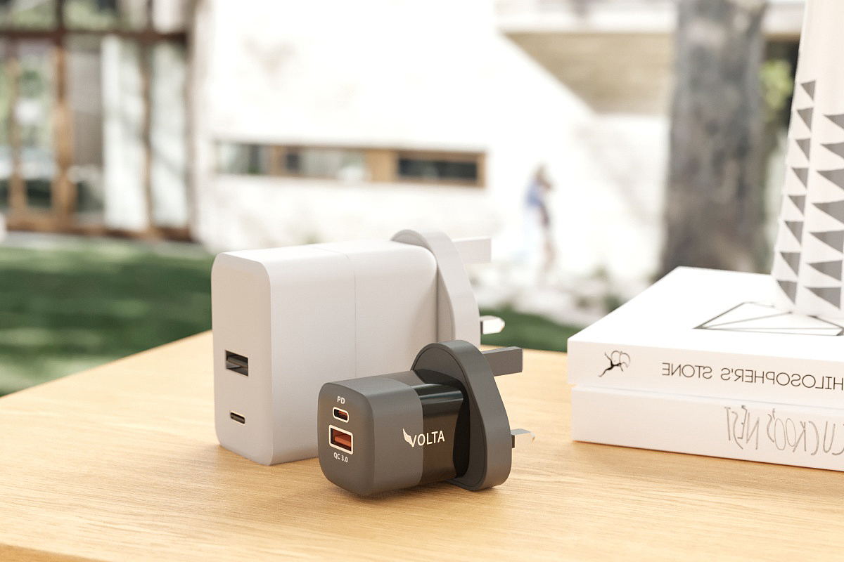 充电器产品渲染