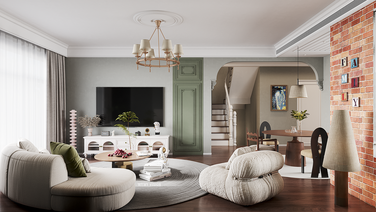 住宅空间丨效果表现丨室内漫游动画