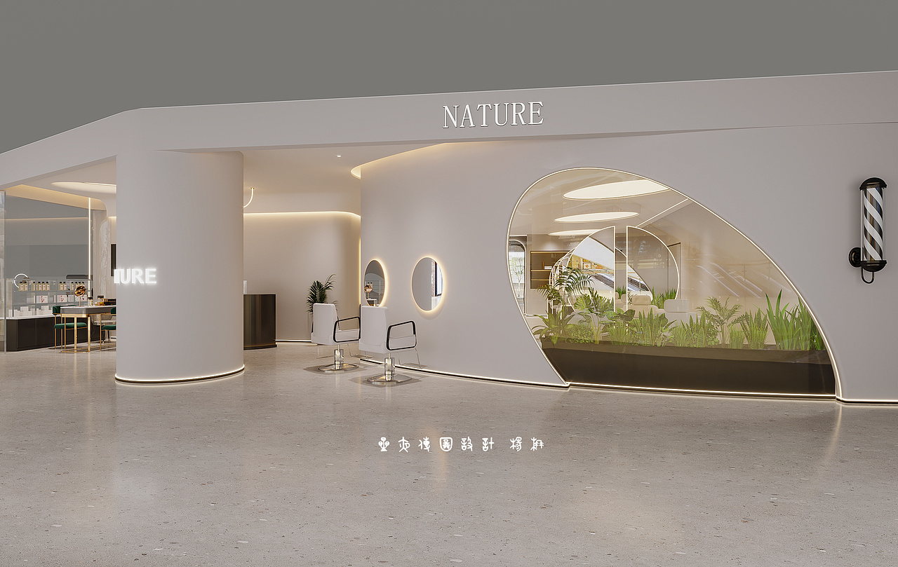 奶油风美发店 | 温柔空间,慢享时光