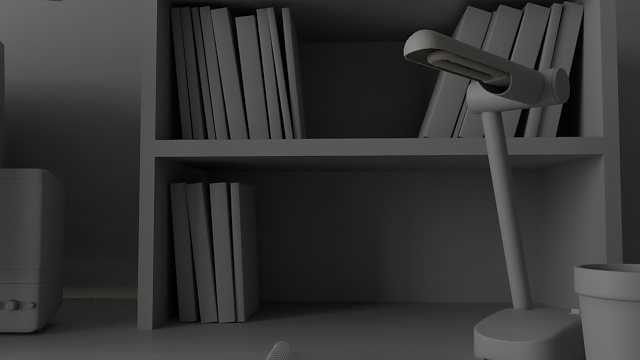 室内场景材质与灯光