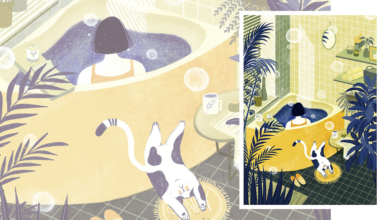 2022插画作品集（图ZMzE0MzYxNTQ4） - 商业插画 - 站酷设计师卒姆托的猫原创素材 - 站酷ZCOOL