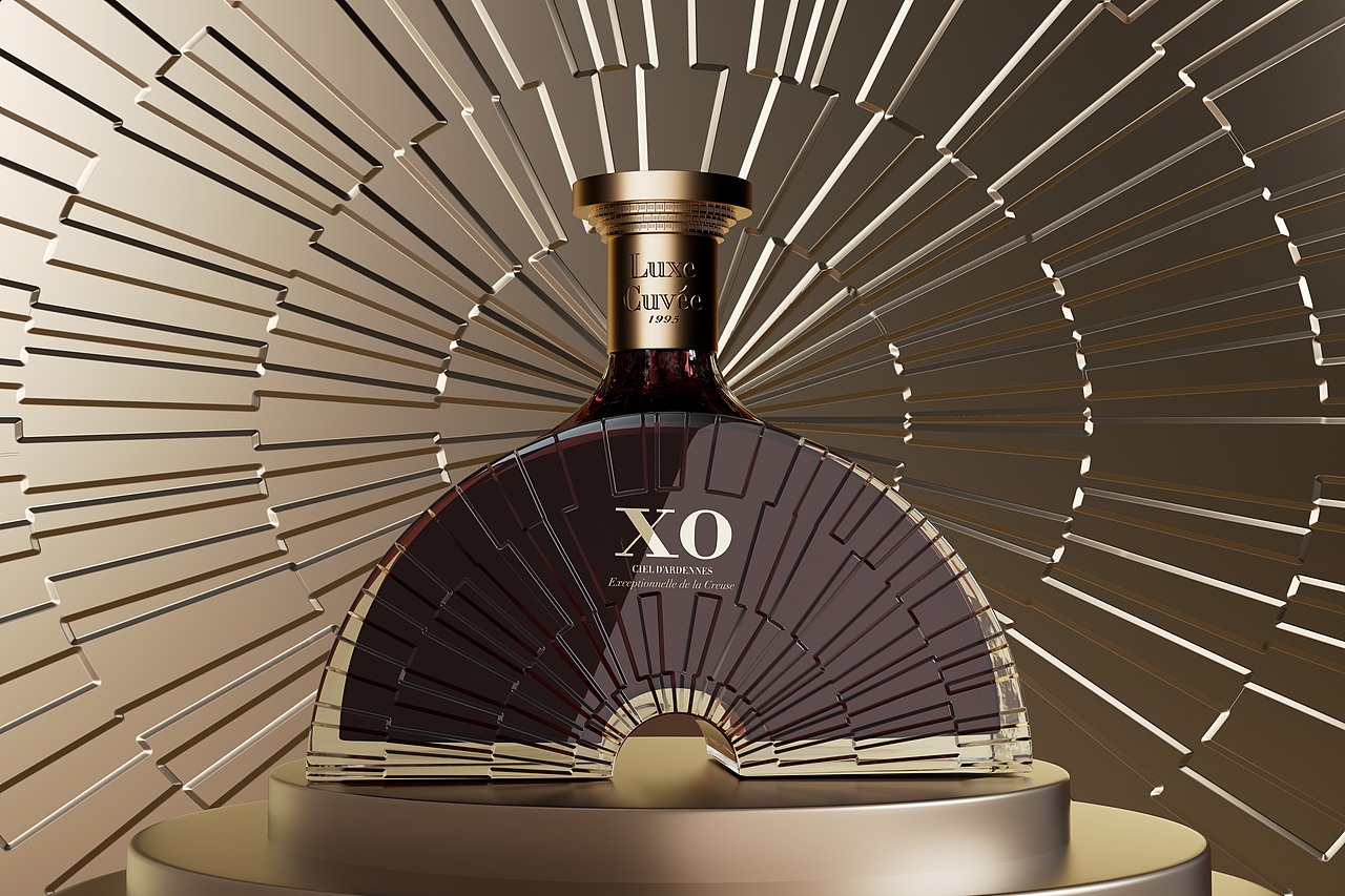 原创酒包装设计｜Luxe Cuvée XO，时间和艺术的结晶（图ZMzY4MTIxNjA0） - 包装 - 站酷设计师M01Design原创素材 - 站酷ZCOOL