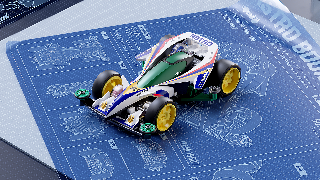 astro boomerang 田宫迷你四驱车