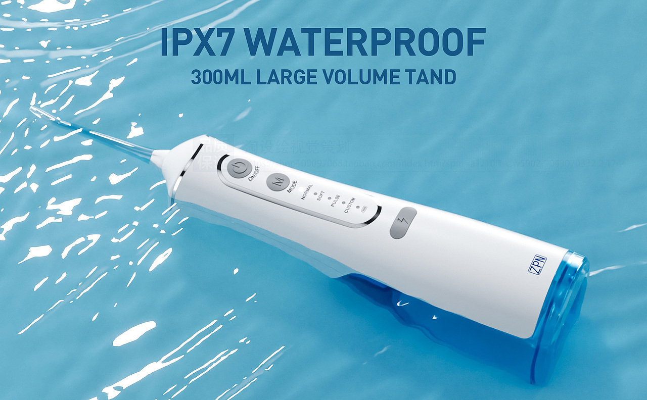 亚马逊冲牙器洗牙器产品图片建模渲染主图A+设计排版