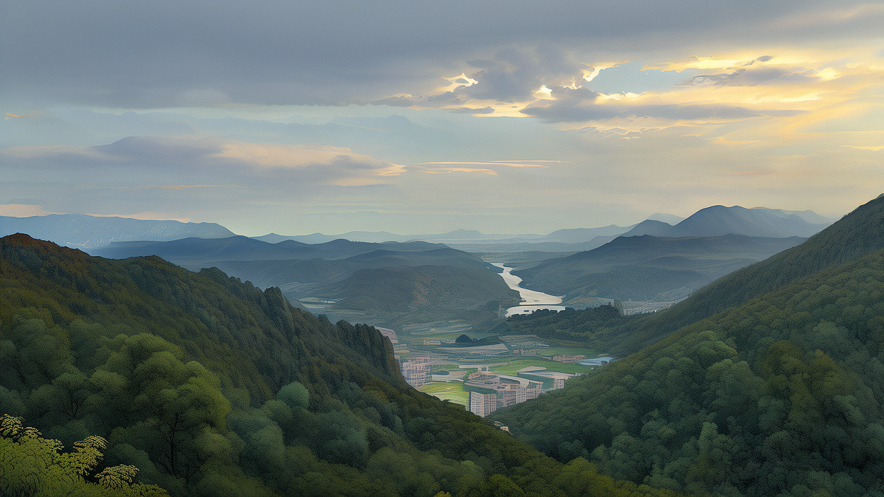 不同风格的山川风光(一)