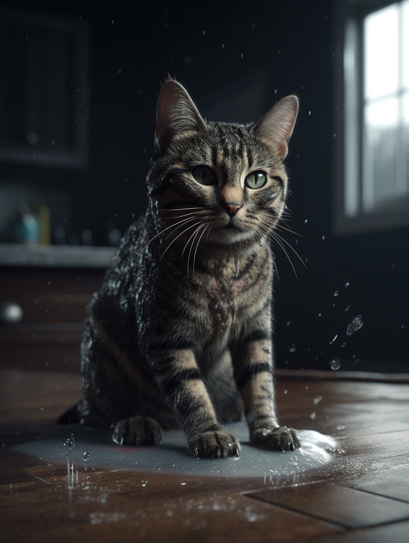 Midjourney AI共振实验室 - 猫咪摄影