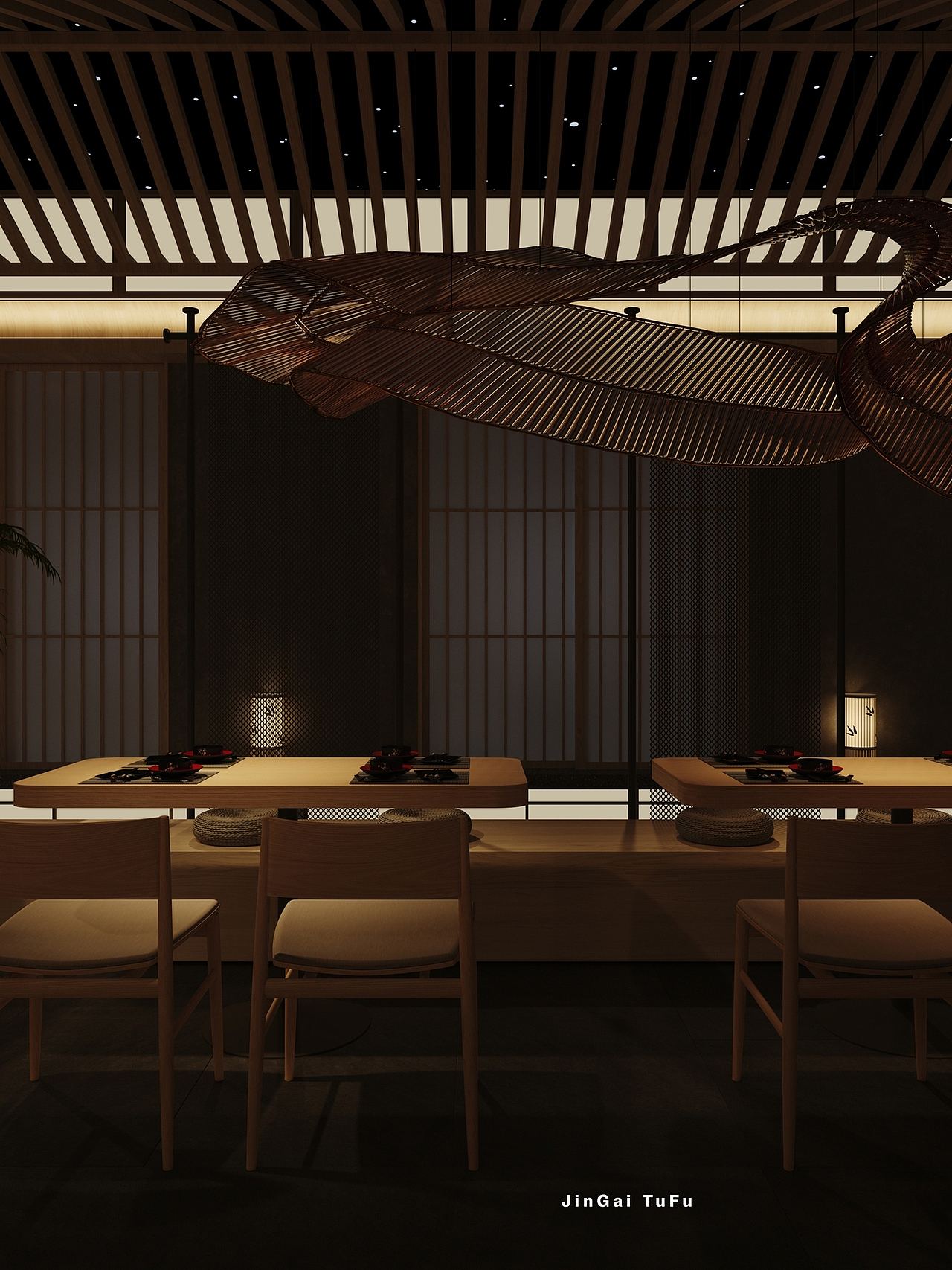 日式宁静餐饮空间设计