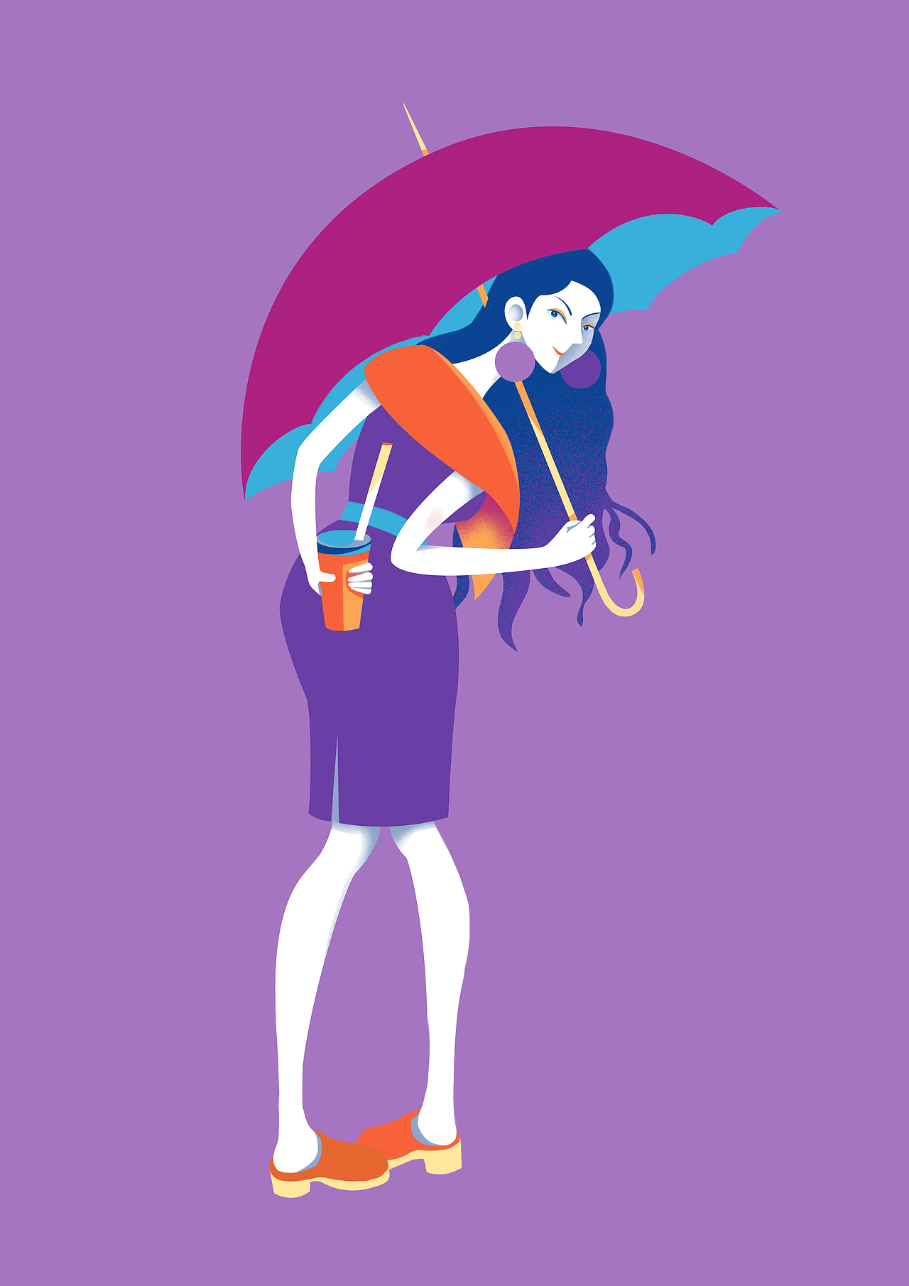 少女回眸（图ZMzAzNDMwMzM2） - 创作习作 - 站酷设计师大智ZHI原创素材 - 站酷ZCOOL