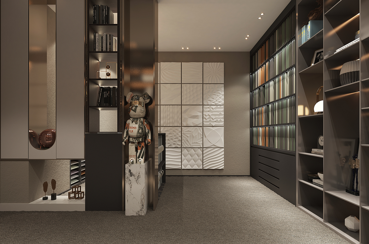 银川装修公司推荐|银川企业展厅装修设计效果图（图ZMzY0NDcxNjAw） - 商业空间设计 - 站酷设计师宁夏镹臻工装原创素材 - 站酷ZCOOL