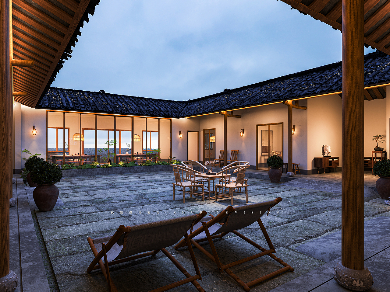 乡村小院丨武汉祝鹏视觉表现