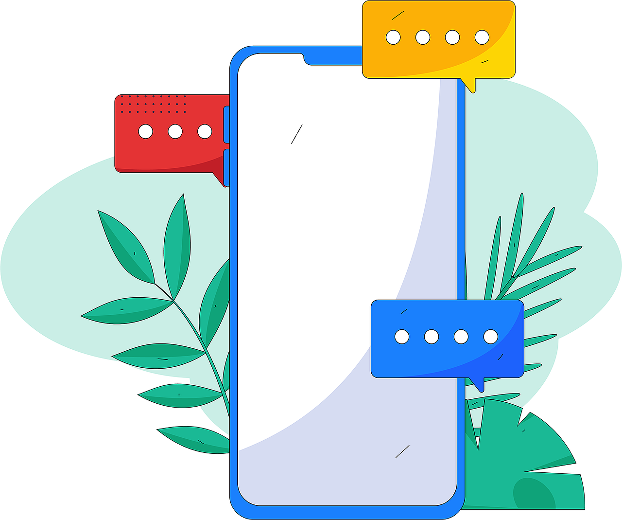 「小洋丁插画」孟菲斯风格插画分享-商务&教育