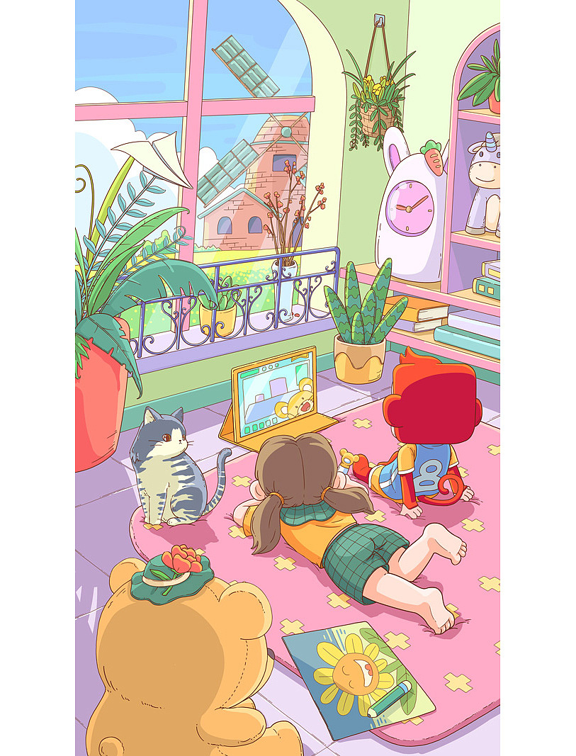 上半年的插画作业（图ZMzEwNDkzMTUy） - 儿童插画 - 站酷设计师大大大松原创素材 - 站酷ZCOOL